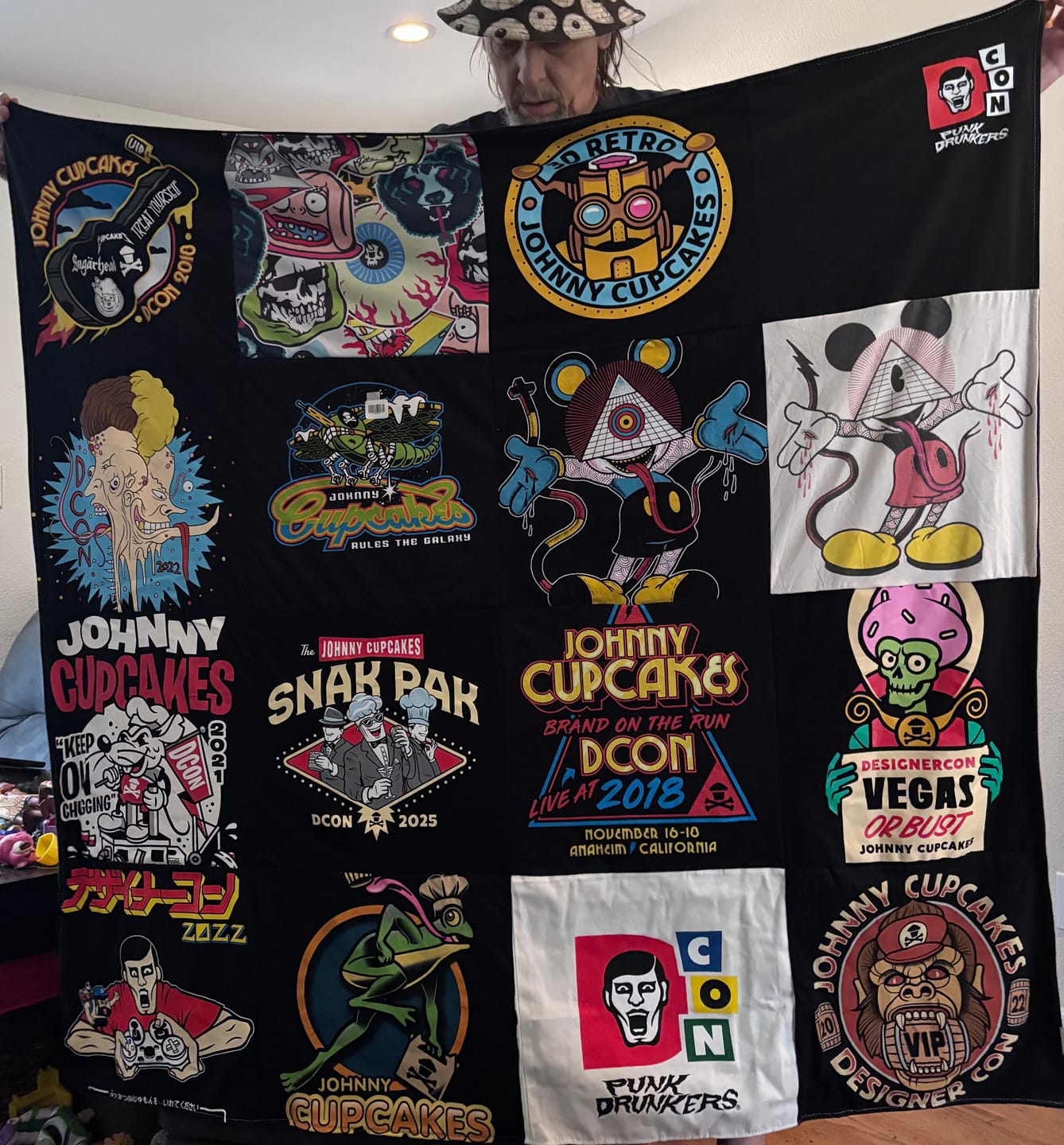 Customer photo review of Project Repat T-Shirt Quilt