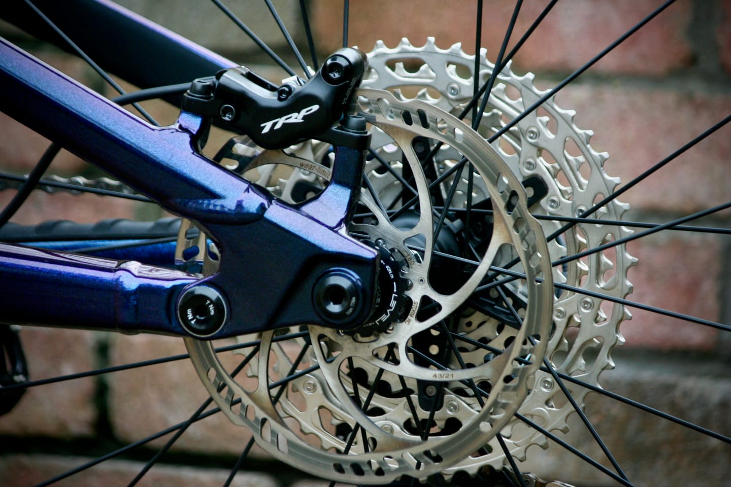Customer photo review of TRP Slate EVO HD-M807 4 Piston Disc Brakeset
