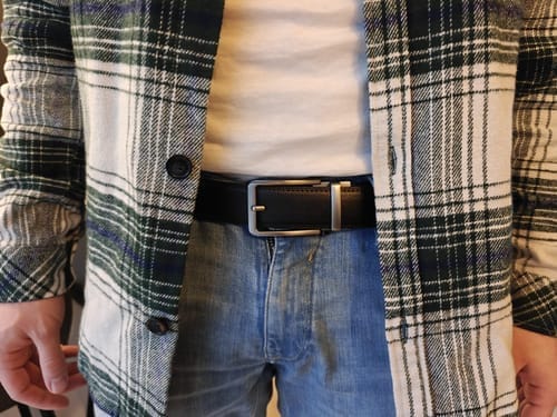 Customer photo review of #1 Kerstcadeau voor Mannen - De Highbuckle Original Herenriem