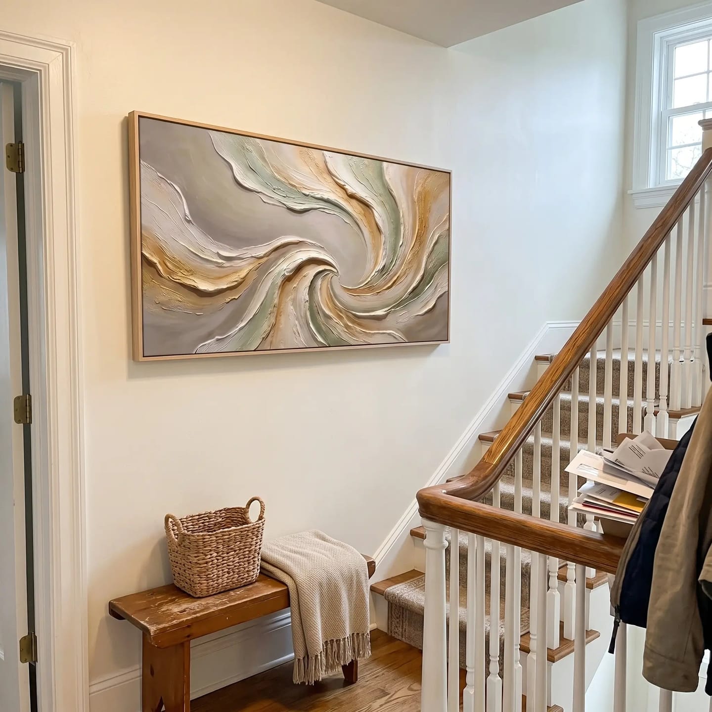 Customer photo review of Textured 3D Flowing Centered Motion #TE129