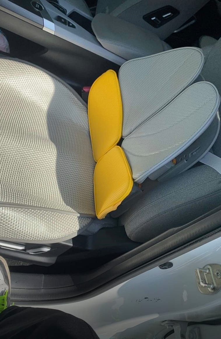 Customer photo review of “Four-Leaf Clover” Ergonomic Lumbar Support Cushion