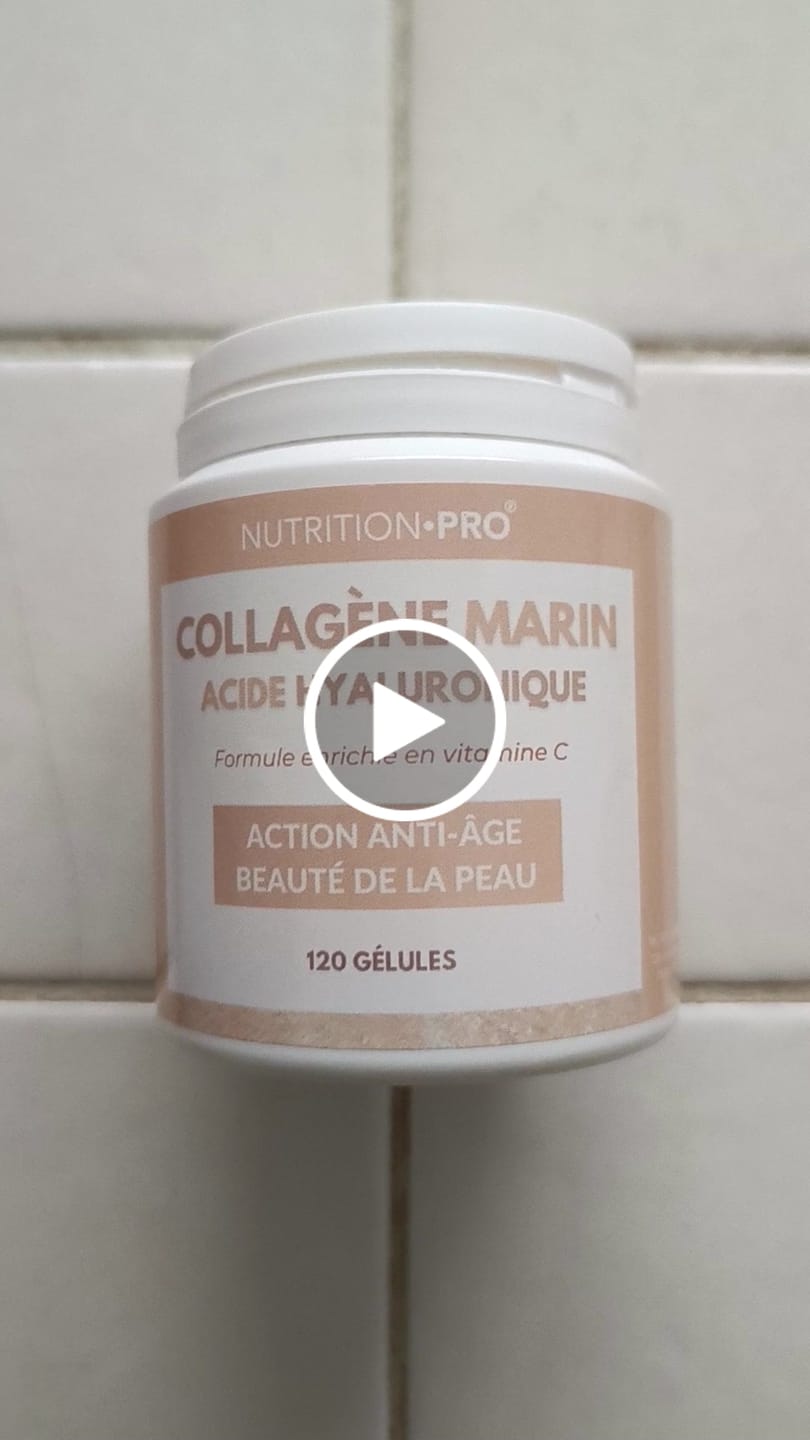 Customer video review of COLLAGÈNE MARIN / ACIDE HYALURONIQUE
