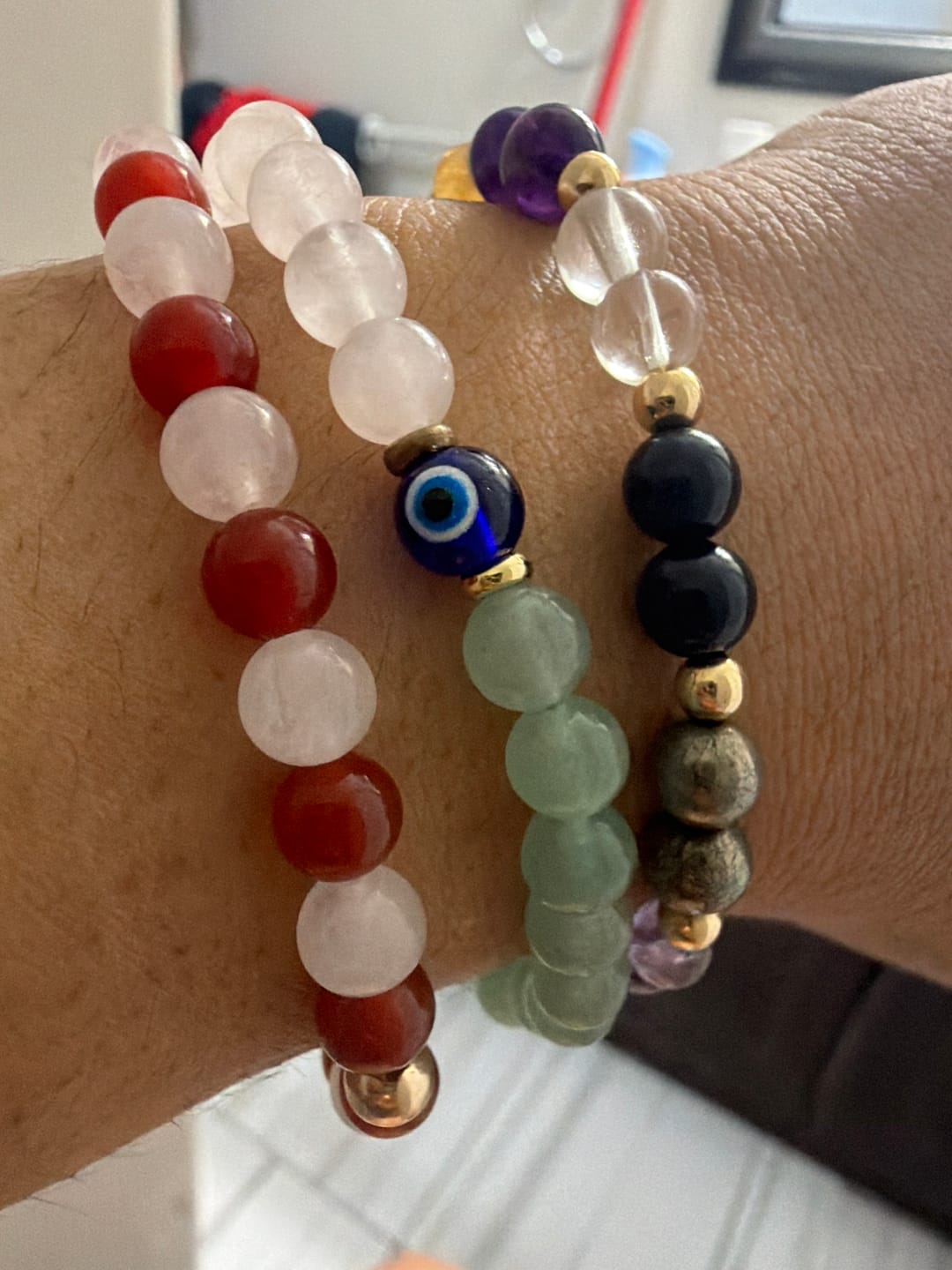 Customer photo review of Reconciliation Ritual Stack - Magnetic Love Return Set (REAL GOLD)