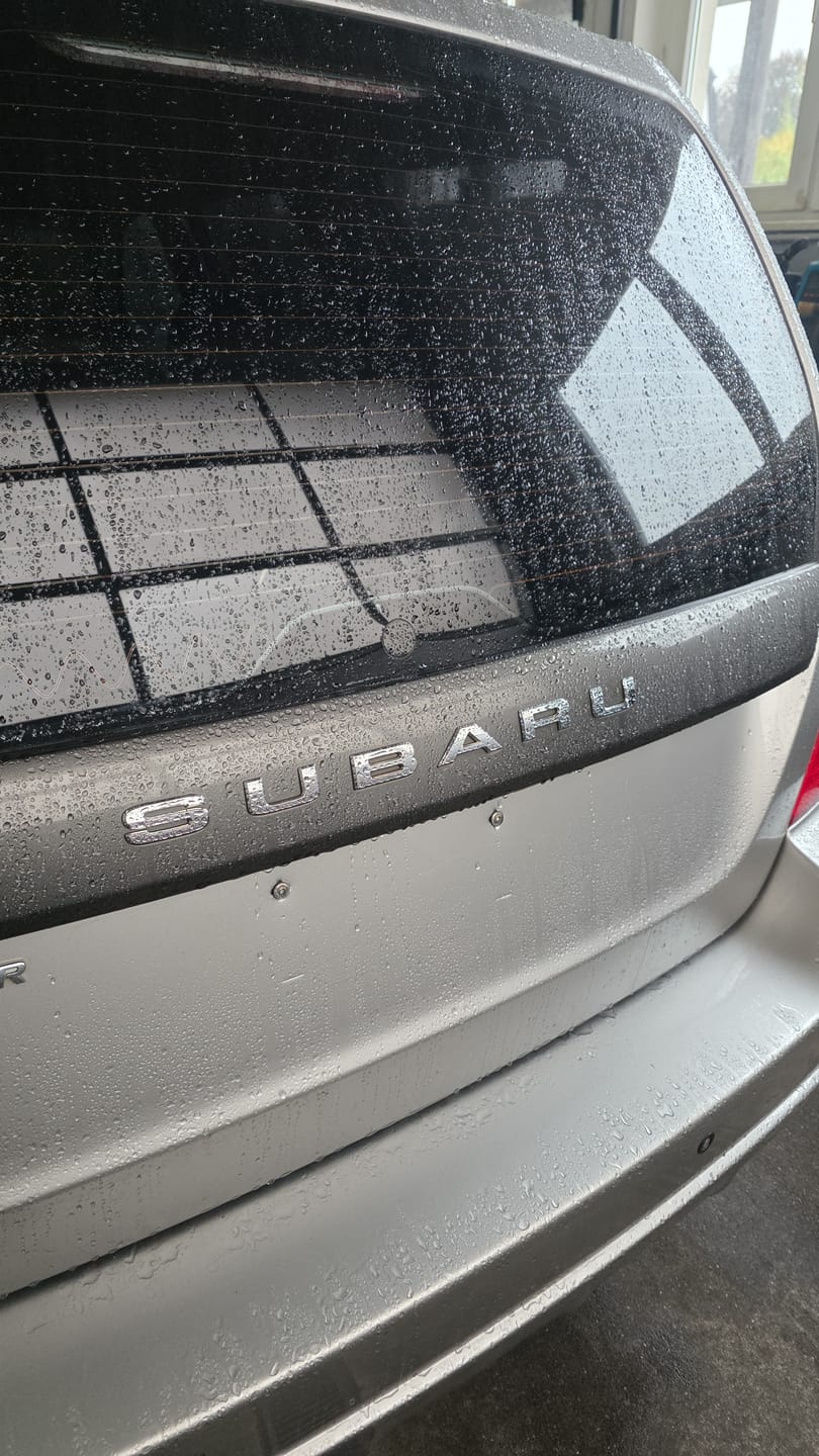 Customer photo review of Heckwischer Echtglas Stopfen | Subaru