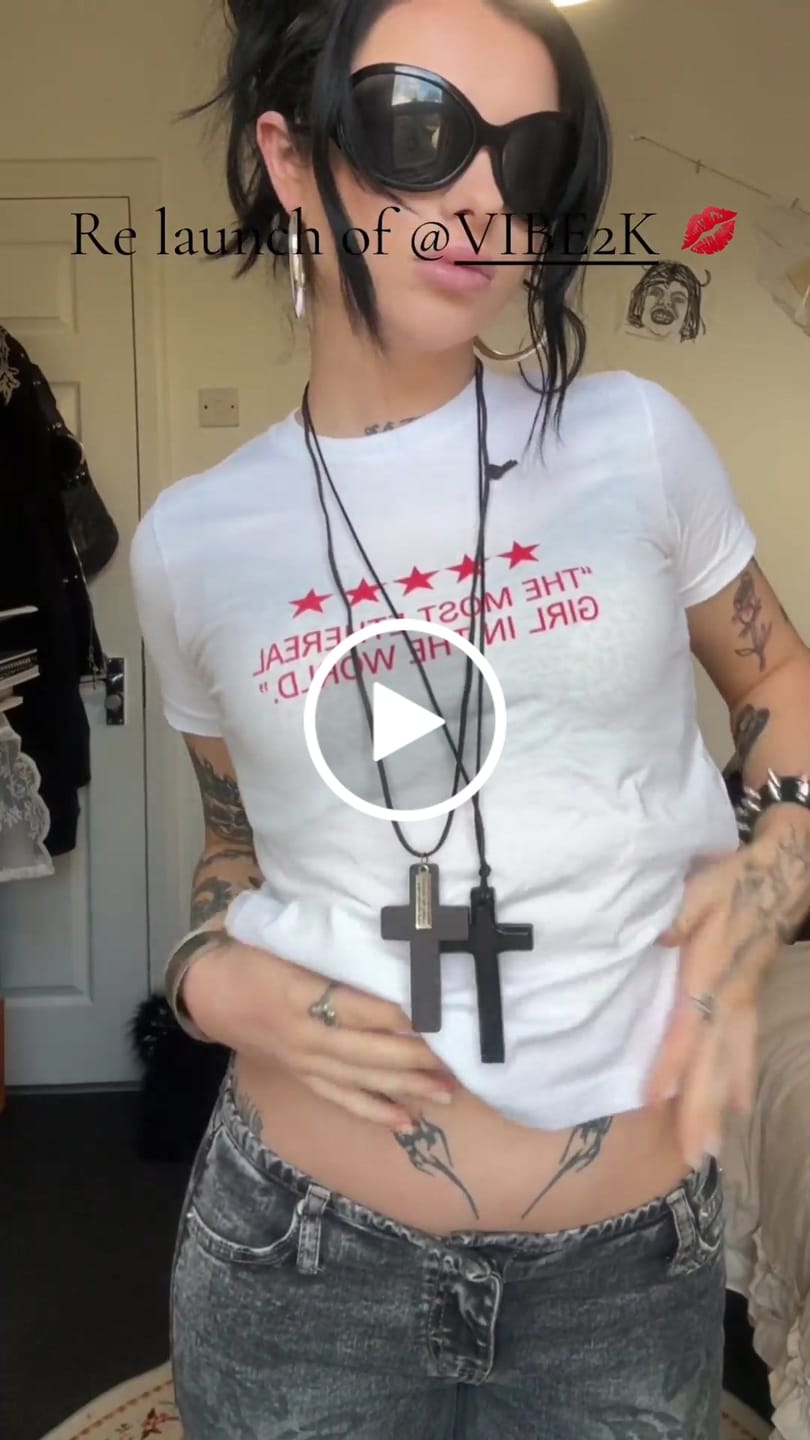 Customer video review of The Most Ethereal Girl In The World Baby Tee