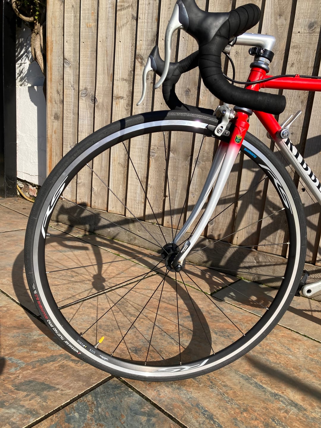 Customer photo review of Shimano RS100 700c Quick Release Road Wheelset