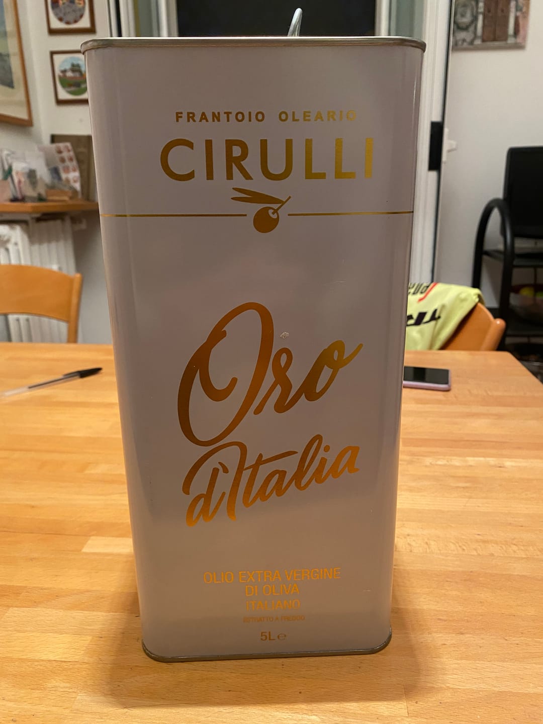 Customer photo review of 1 lattina di olio extravergine di oliva • 5 Litri