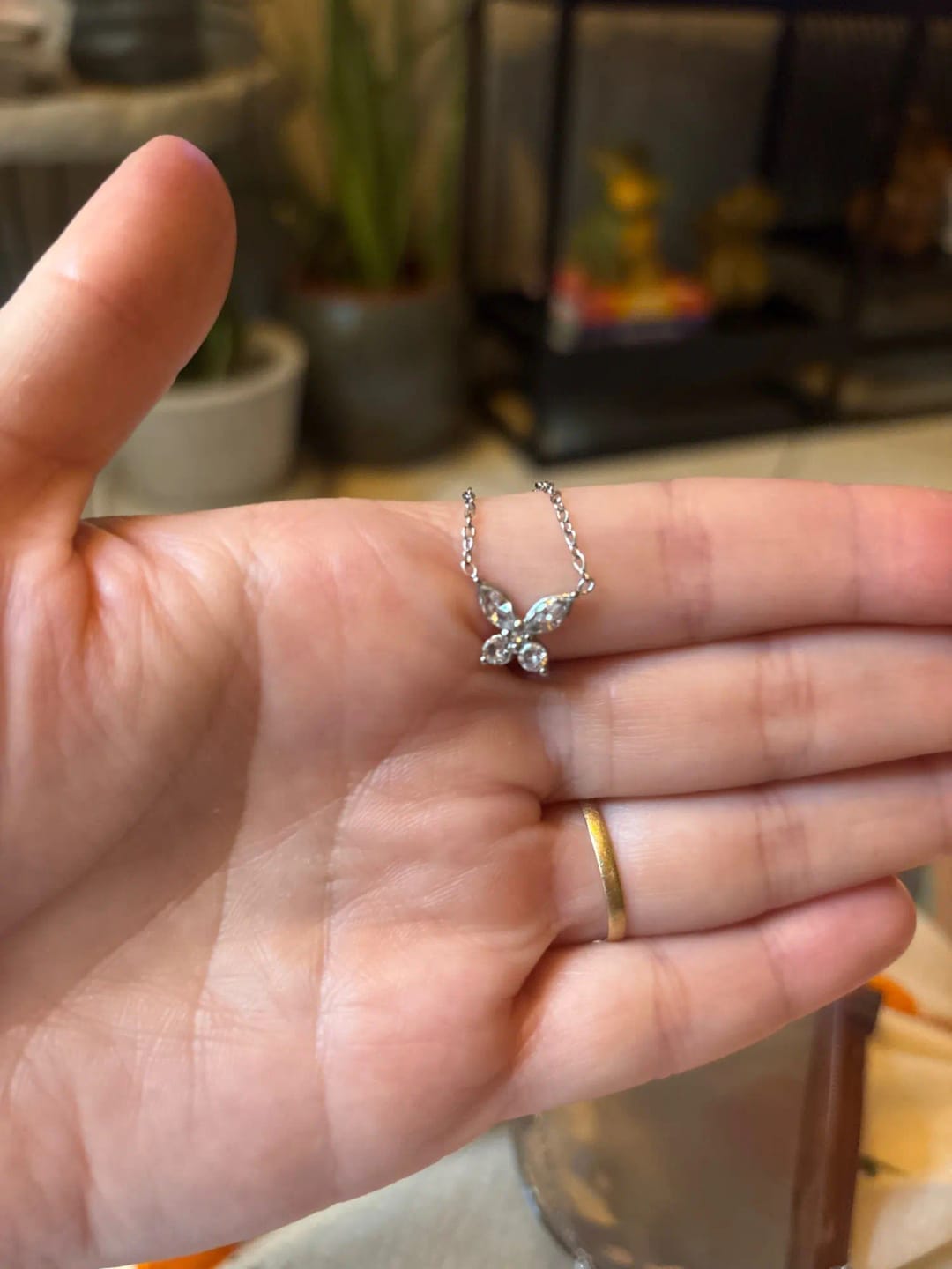 Customer photo review of Whispering Wings Charm