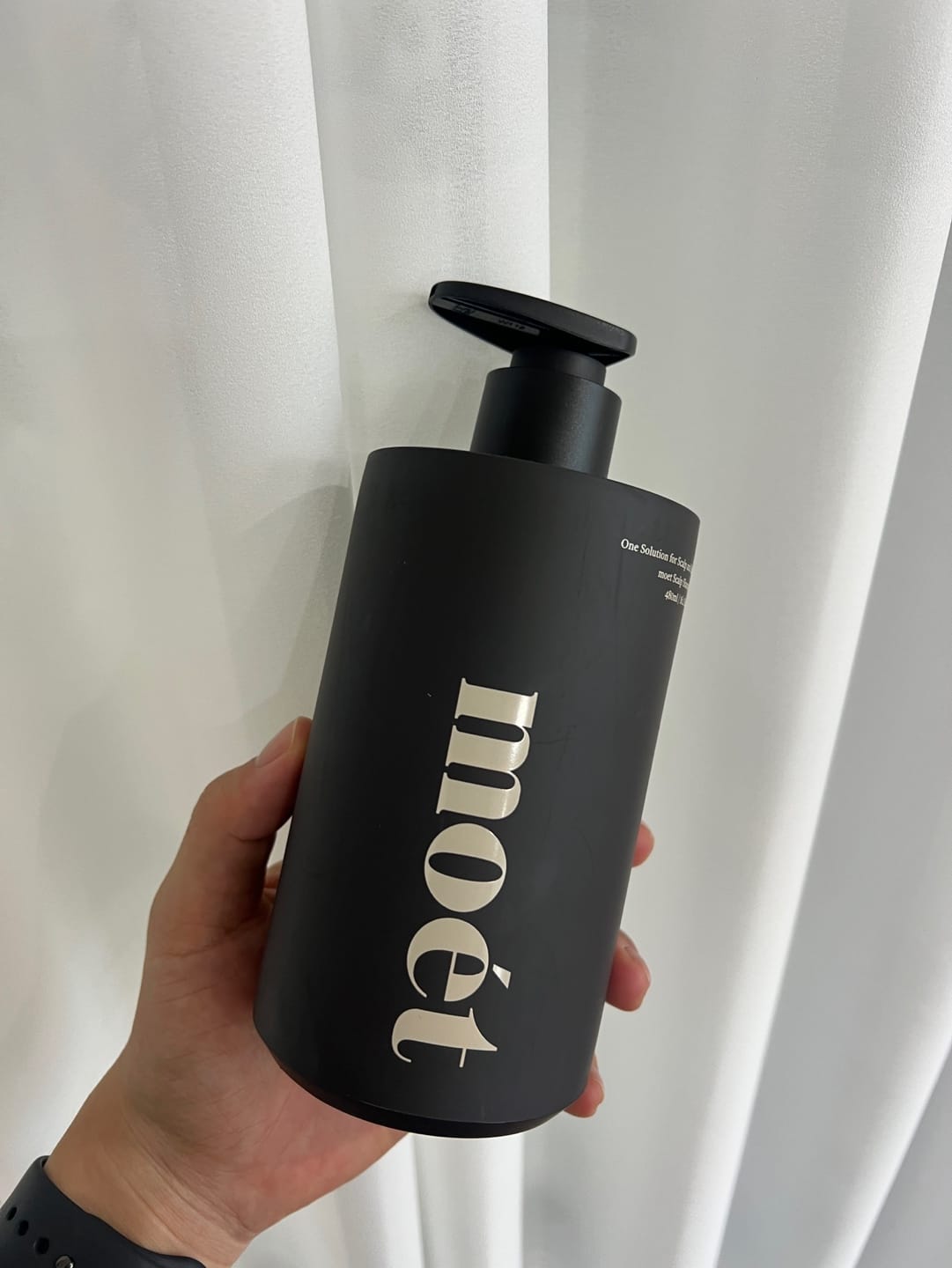 Customer photo review of moét Scalp Shampoo — Sulfate-Free Scalp Care 480ml