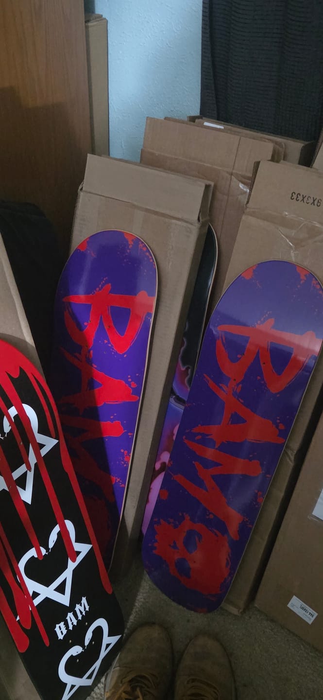 Customer photo review of ZERO BAM 3 PURPLE BLOOD DECK