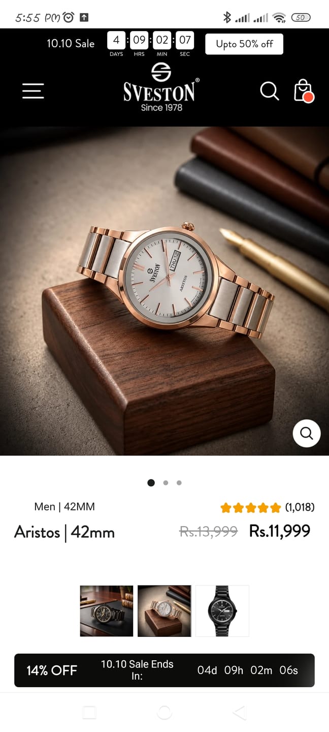 Customer photo review of Aristos