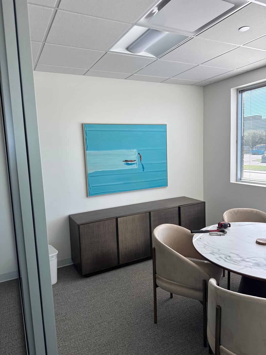 Customer photo review of Surfing Sports Textured Wall Art #MS096