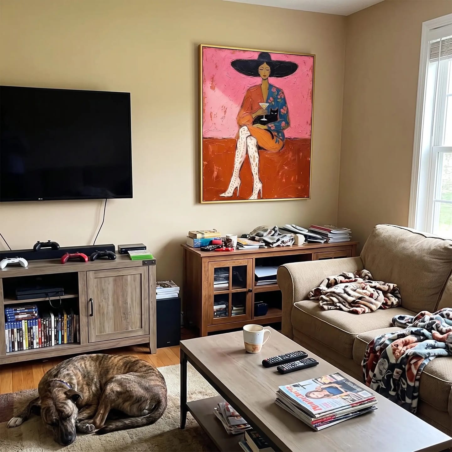 Customer photo review of Pop Art Cocktail Cat Companion #PO054