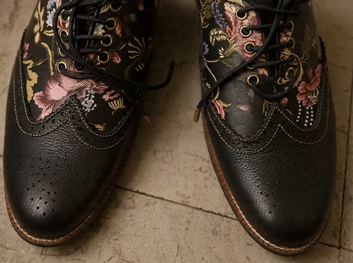 Customer photo review of Bageecha Brogues Men – Coal