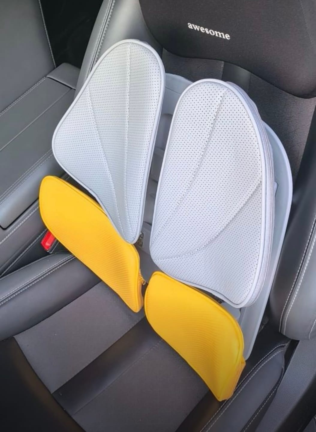 Customer photo review of “Four-Leaf Clover” Ergonomic Lumbar Support Cushion