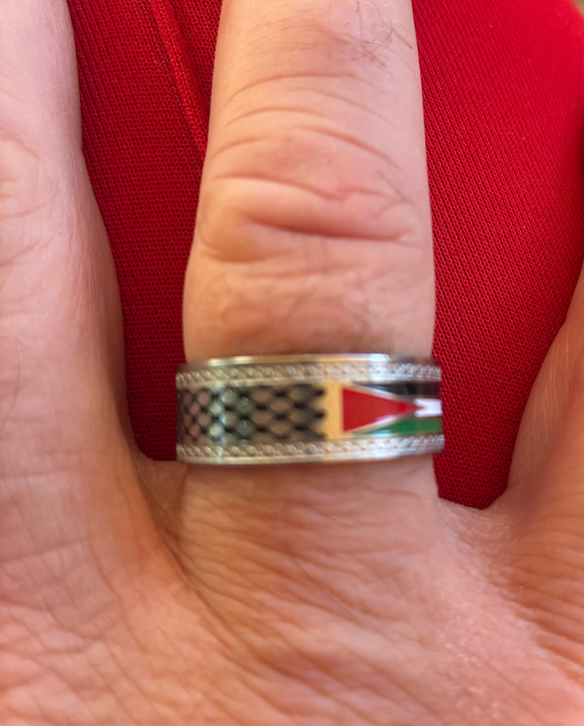 Customer photo review of Palestine Heritage Ring