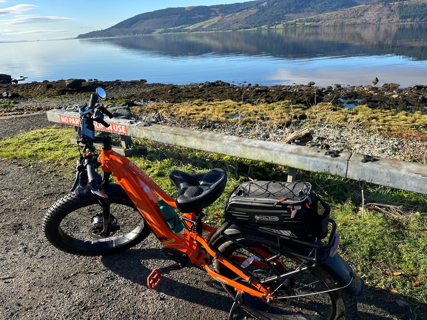 Customer photo review of Oversized Comfortable Saddle