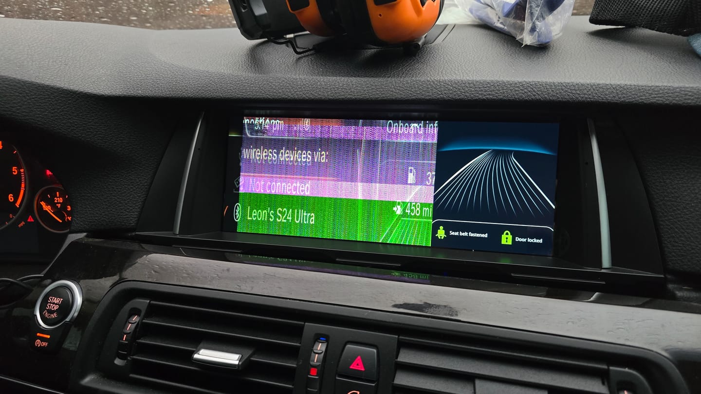 Customer photo review of BMW 5 Series | F10/F11/F18 | 10.25"/12.3" Linux CarPlay/Android Touchscreen Display | 2011 - 2016