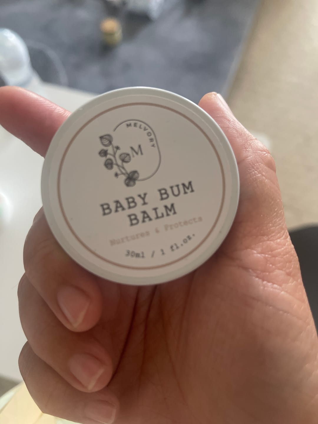 Customer photo review of Baby Bum Balm