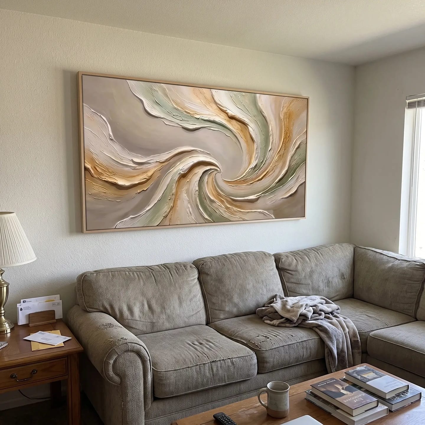Customer photo review of Textured 3D Flowing Centered Motion #TE129