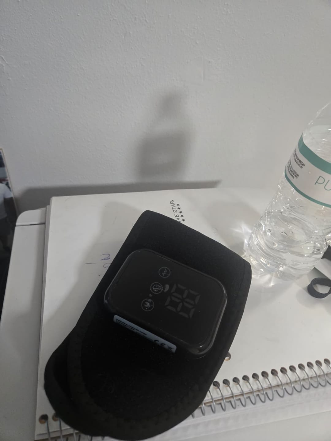 Customer photo review of Heated Wrist Wrap with Vibration Massage