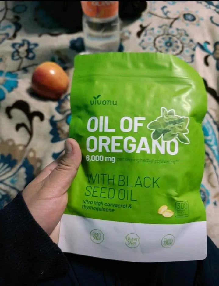 Customer photo review of Aceite de Orégano con Semilla Negra | 300 Cápsulas
