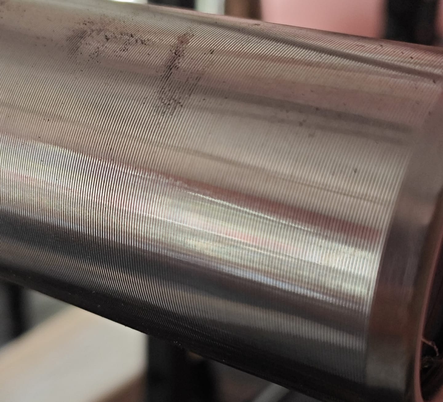 Customer photo review of Riot Training Bastard Power Bar, 20 kg - Calibrated - Stainless Steel (Square Knurl) IPF approved