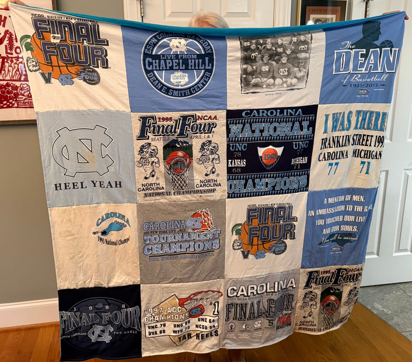 Customer photo review of Project Repat T-Shirt Quilt