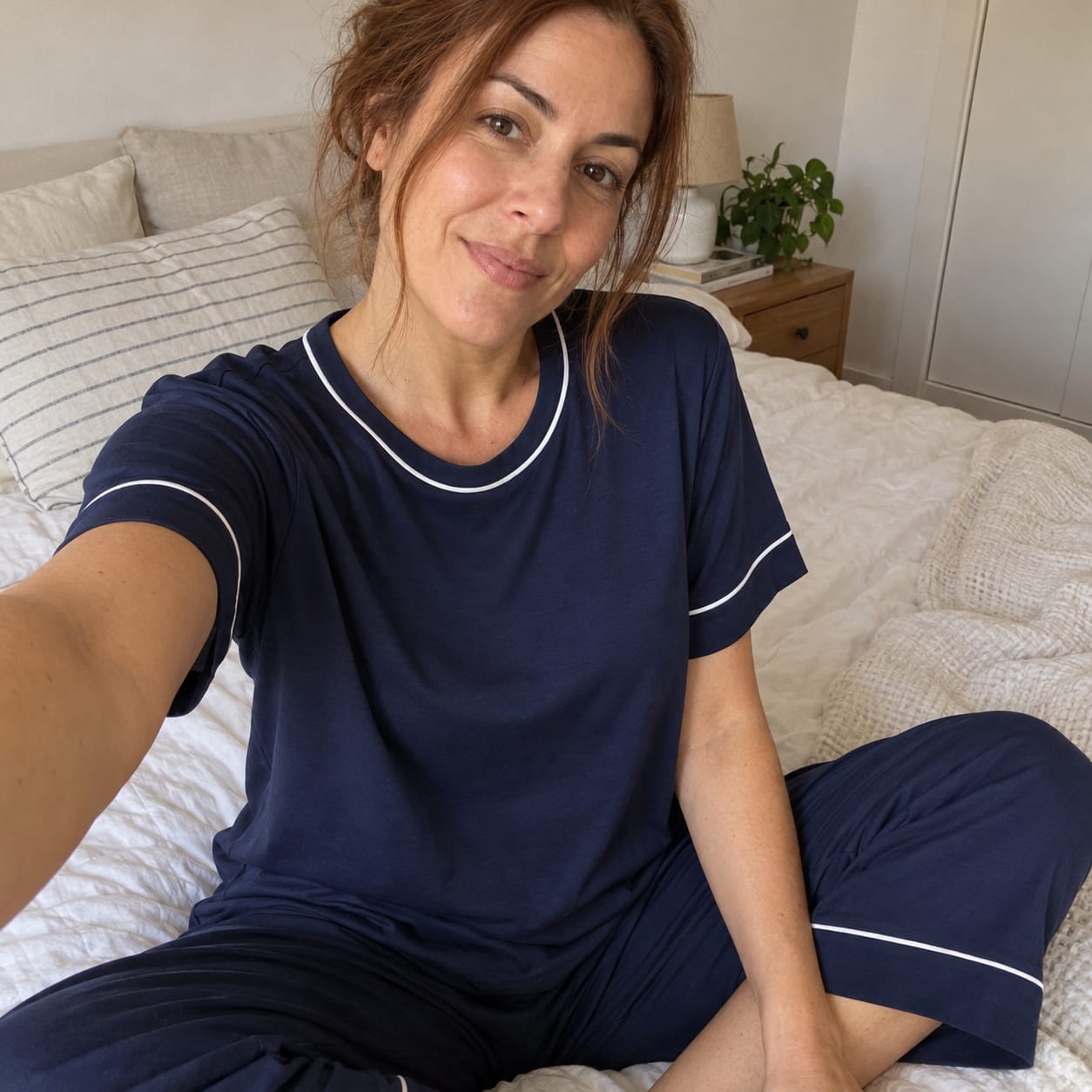 Customer photo review of Conjunto Frescor – Lila