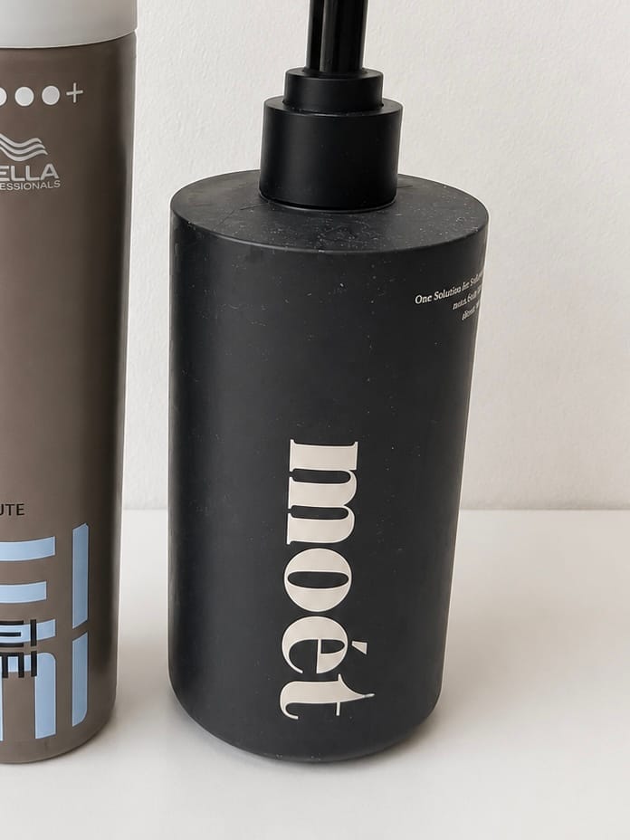 Customer photo review of moét Scalp Shampoo — Sulfate-Free Scalp Care 480ml