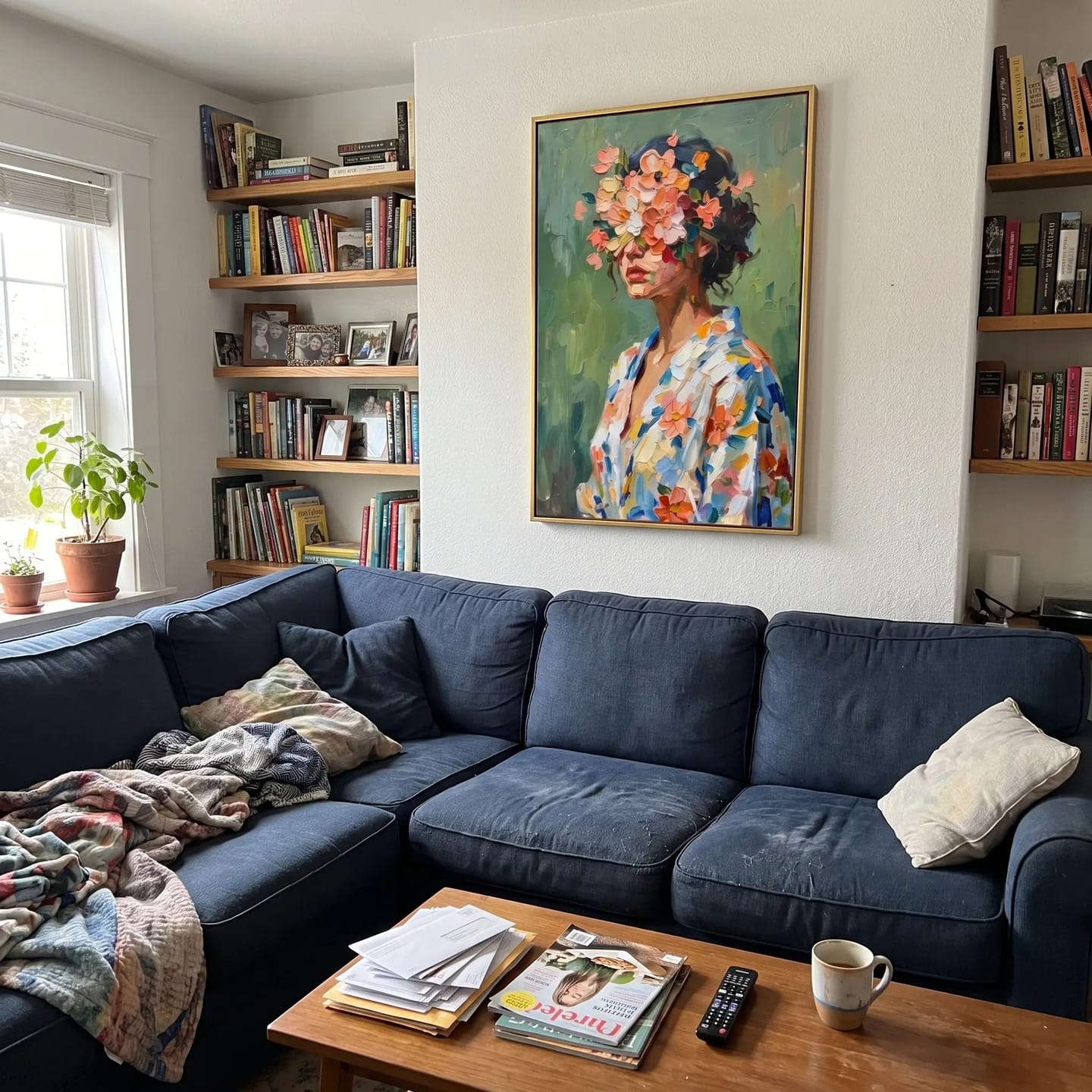 Customer photo review of Portrait Art Floral Figures in Profile #PR416