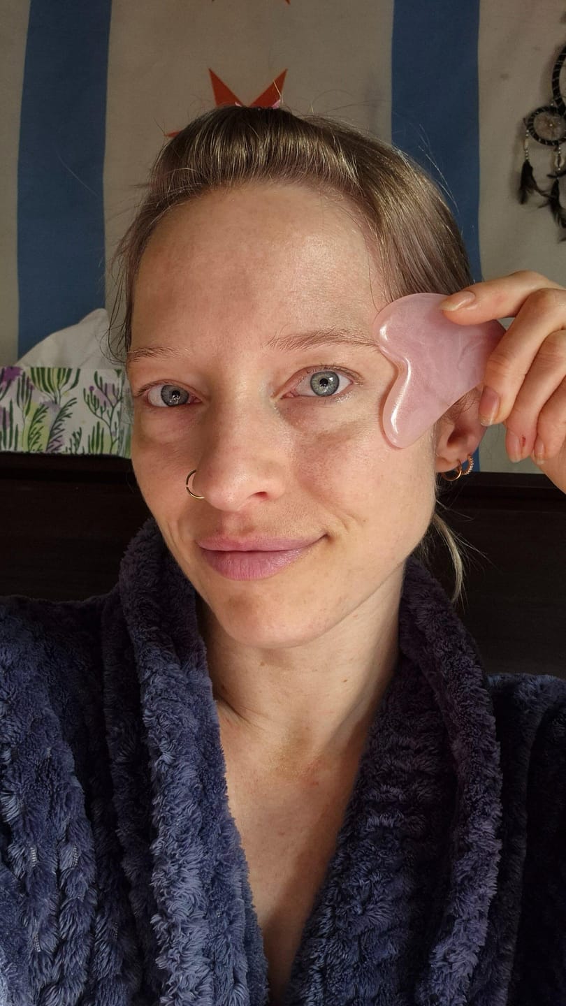 Customer photo review of Organic Cold-Pressed Moroccan Prickly Pear Face Oil