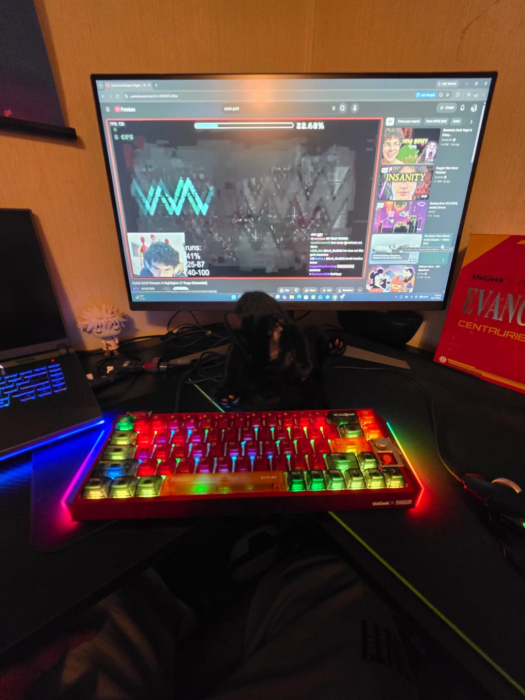 Customer photo review of Centauri60 Asuka Edition  HE Gaming Keyboard