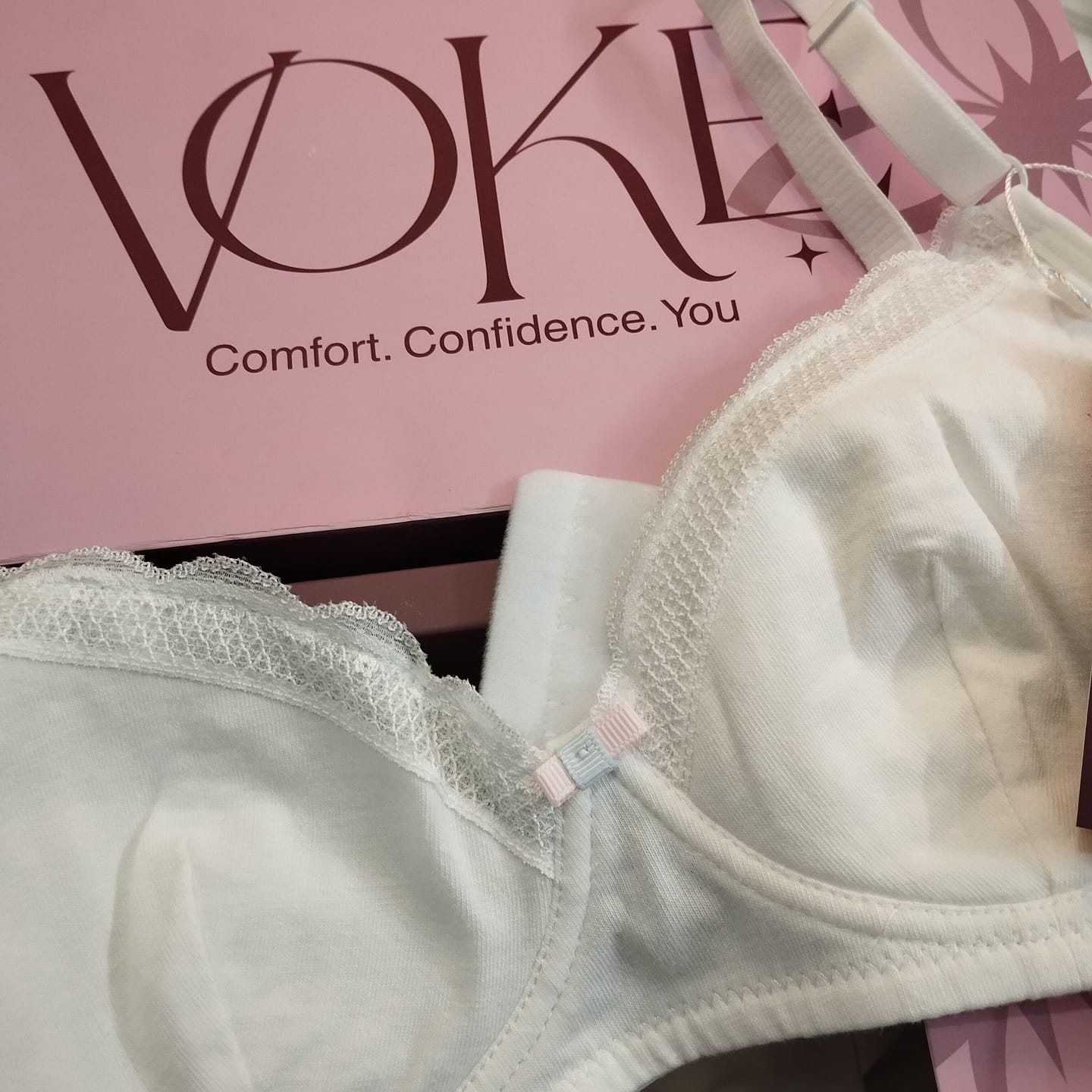 Customer photo review of Ferraé – Sweetheart Neckline Cotton BD