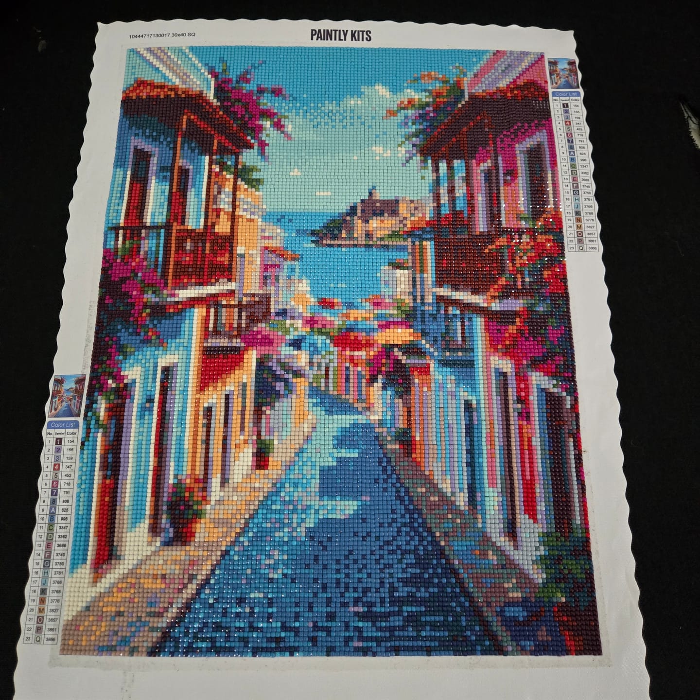 Customer photo review of Old San Juan, Puerto Rico (Diamond Painting)