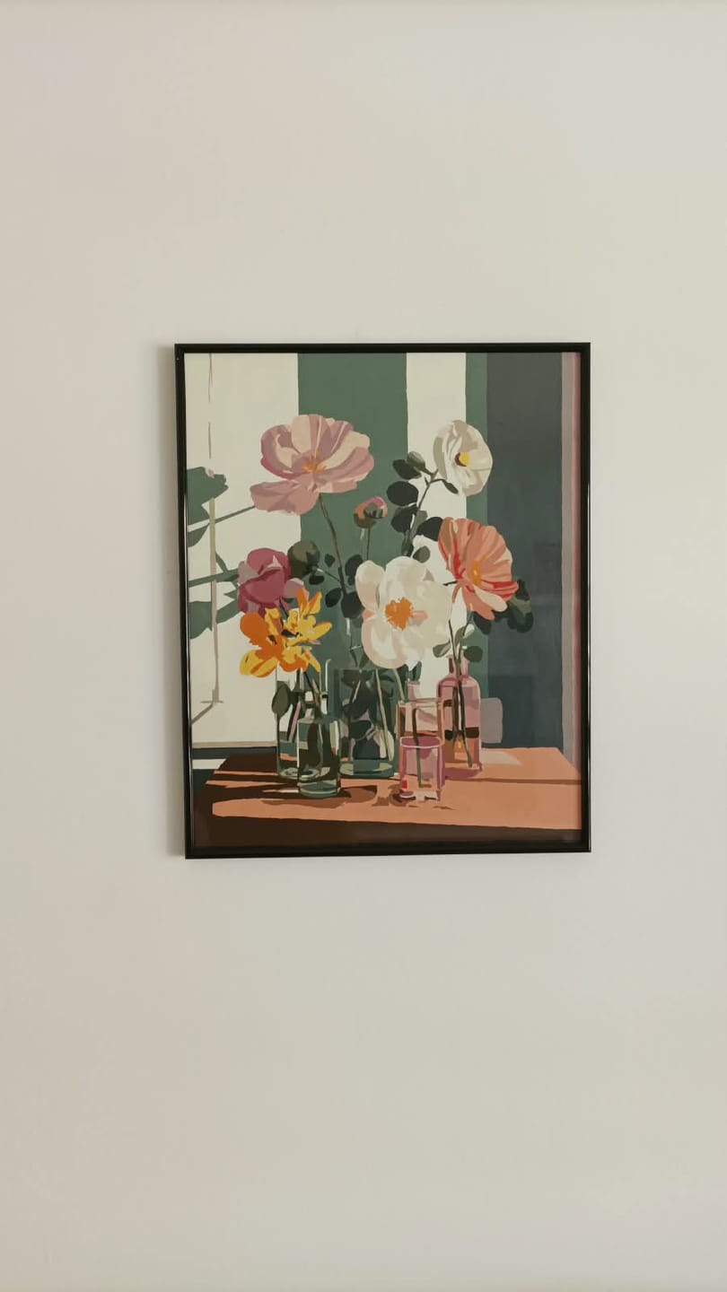 Customer photo review of Beauty in glass | Paint by Number