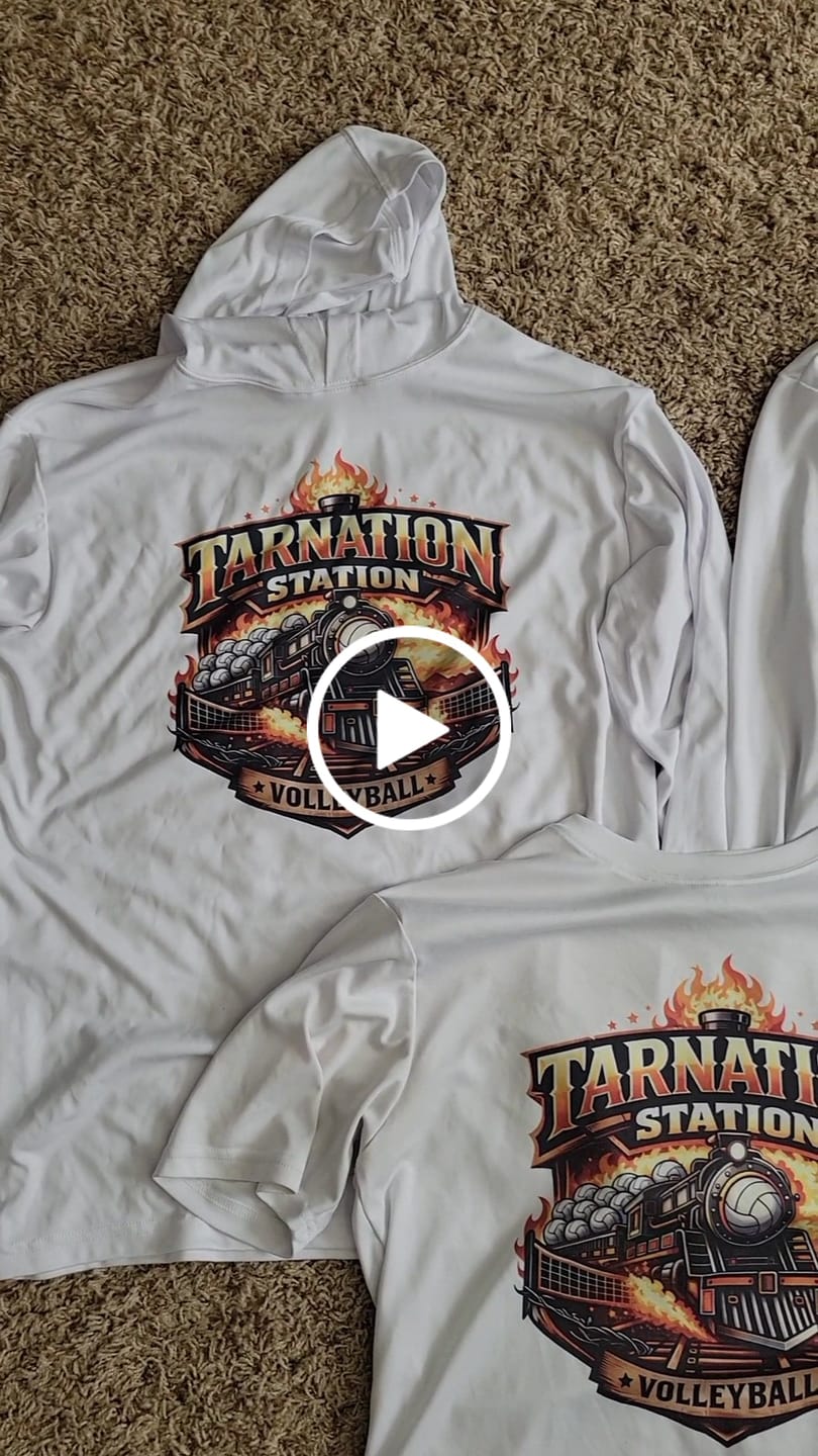 Customer video review of Custom Hooded UPF Shirt