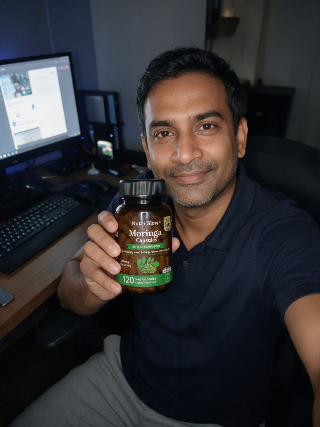 Customer photo review of Nutri Glow Moringa 120 Capsules TGA Listed