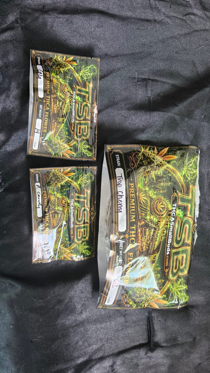 Customer photo review of Tropicana Cherry THCA Flower