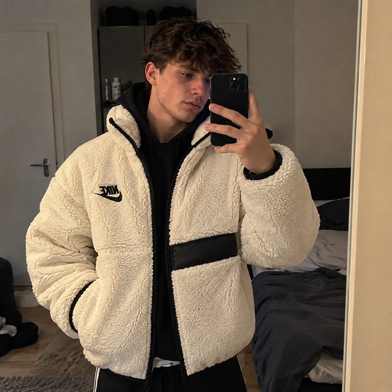 Customer photo review of Nike – Wendbare Sherpa-Pufferjacke