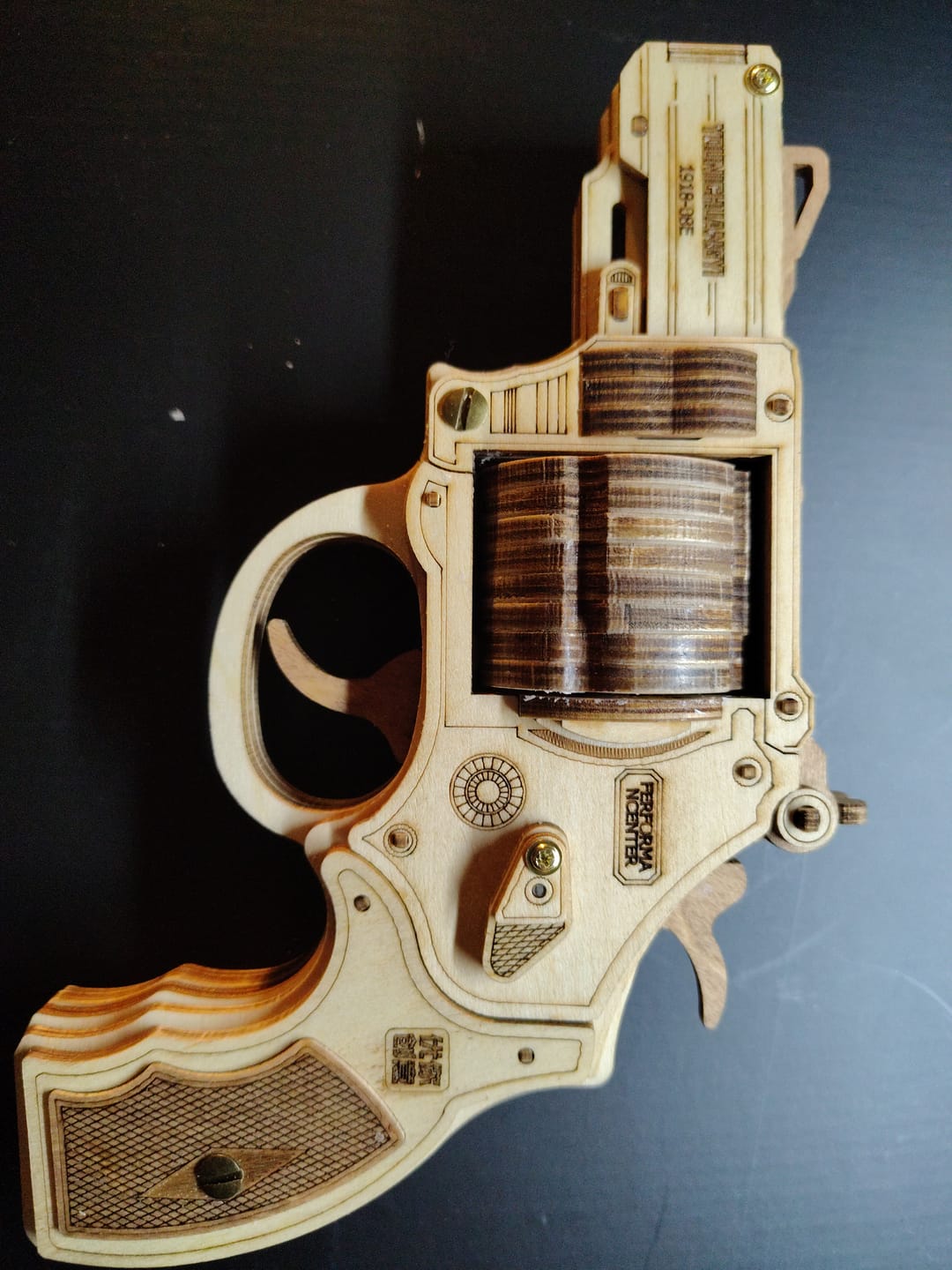 Customer photo review of Rokrgeek 3D Small Arms Wooden Gun Model