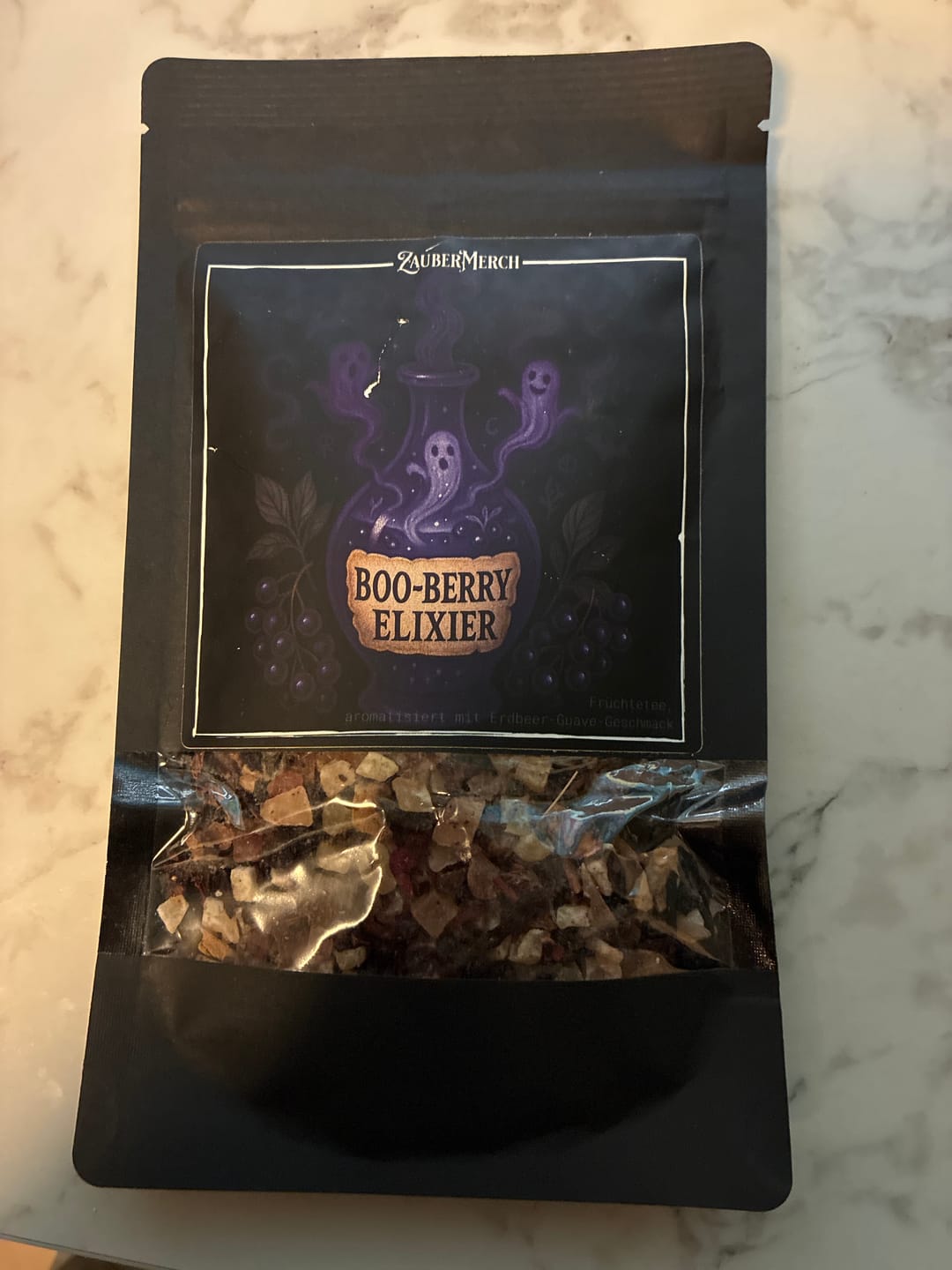 Customer photo review of Boo-Berry Elixier – Früchtetee mit intensivem Beeren Geschmack | Halloween Tee