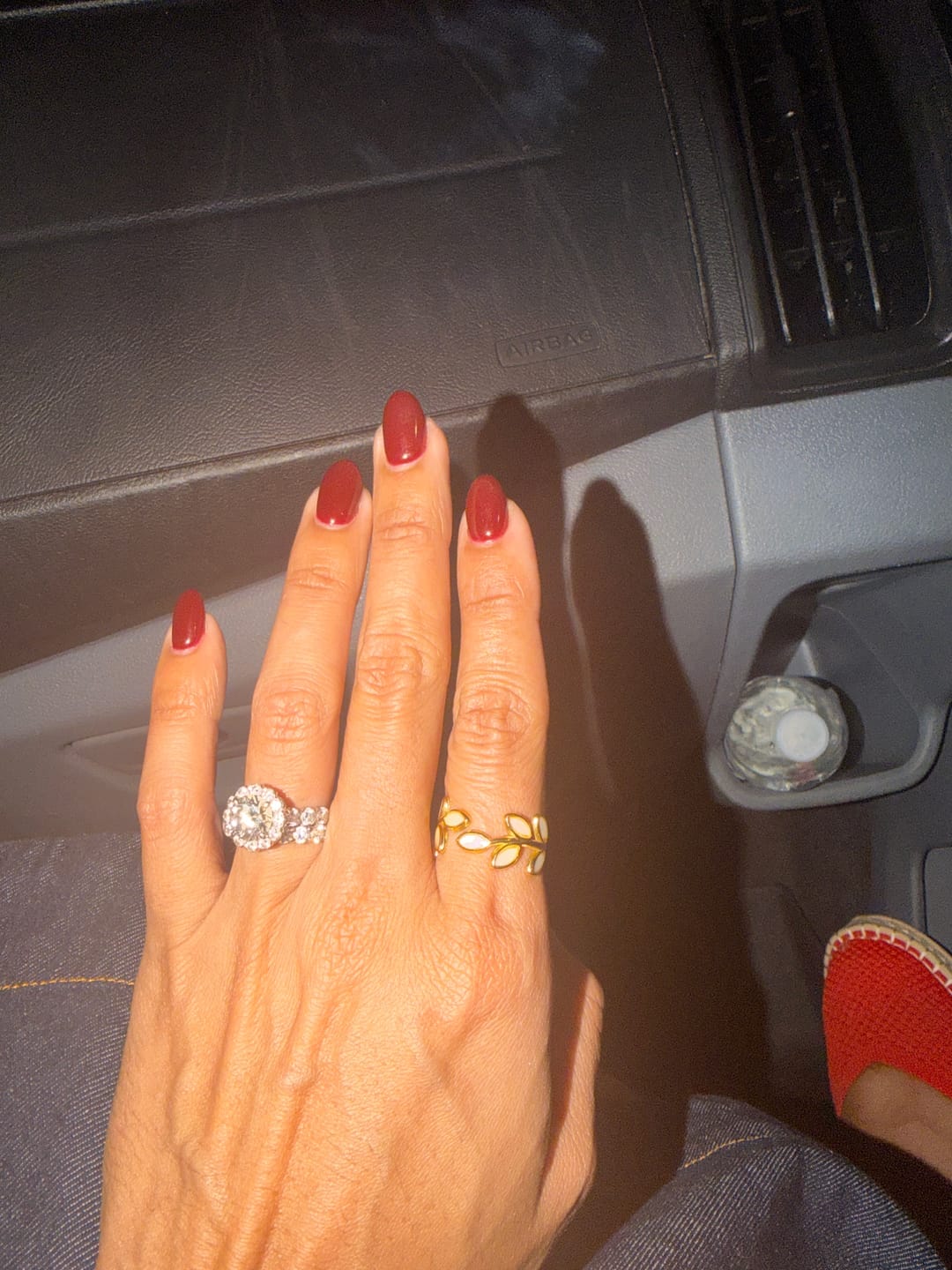 Customer photo review of Gold Leaf Ring