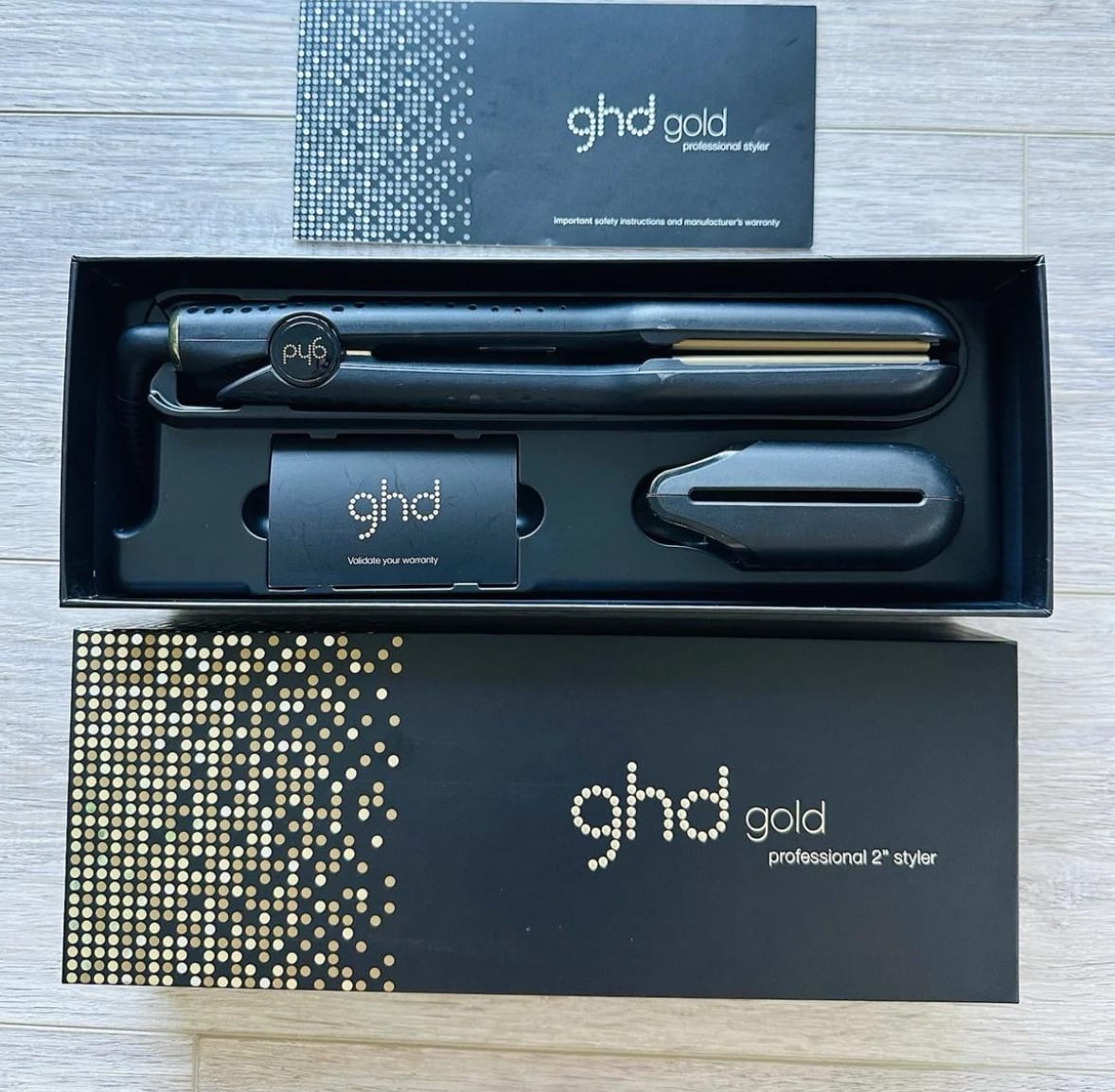 Customer photo review of GHD ORIGINAL FLAT IRON (1 INCH PLATE) BLACK