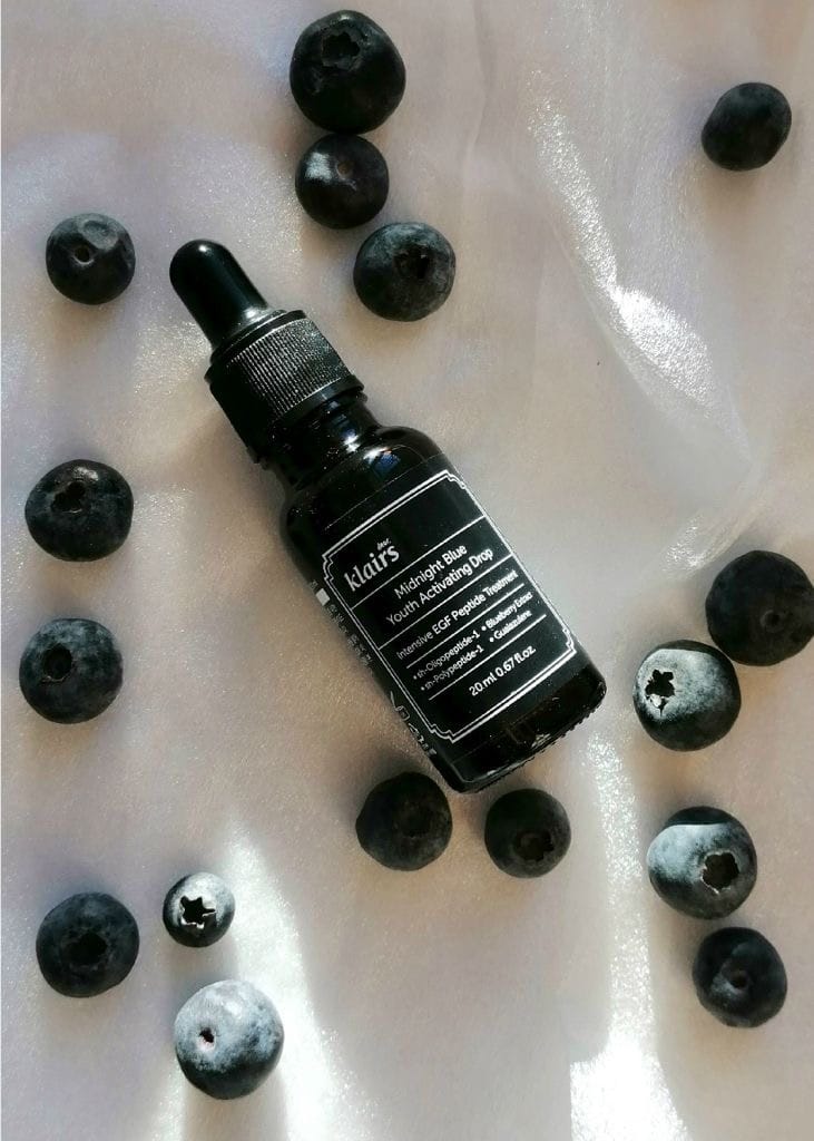 Customer photo review of EGF Blue Youth Activating Drop | EGF Peptide Serum
