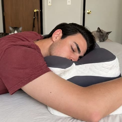 Customer photo review of Almohada Cervical Japonesa