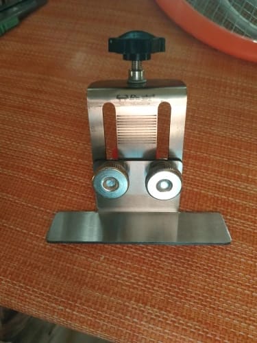 Customer photo review of Cabinet Door Mounting Jig, Stainless Steel