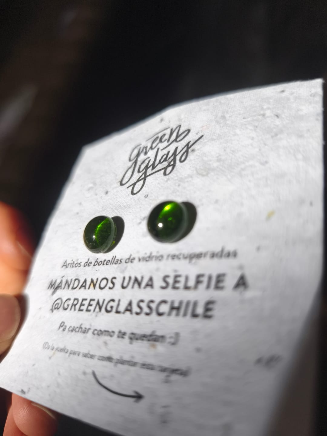 Customer photo review of Aro Perlas Color Verde