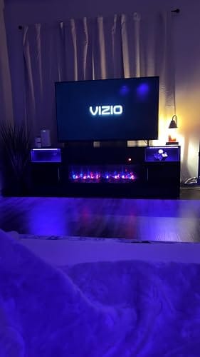 Customer photo review of LED Fireplace TV Stand