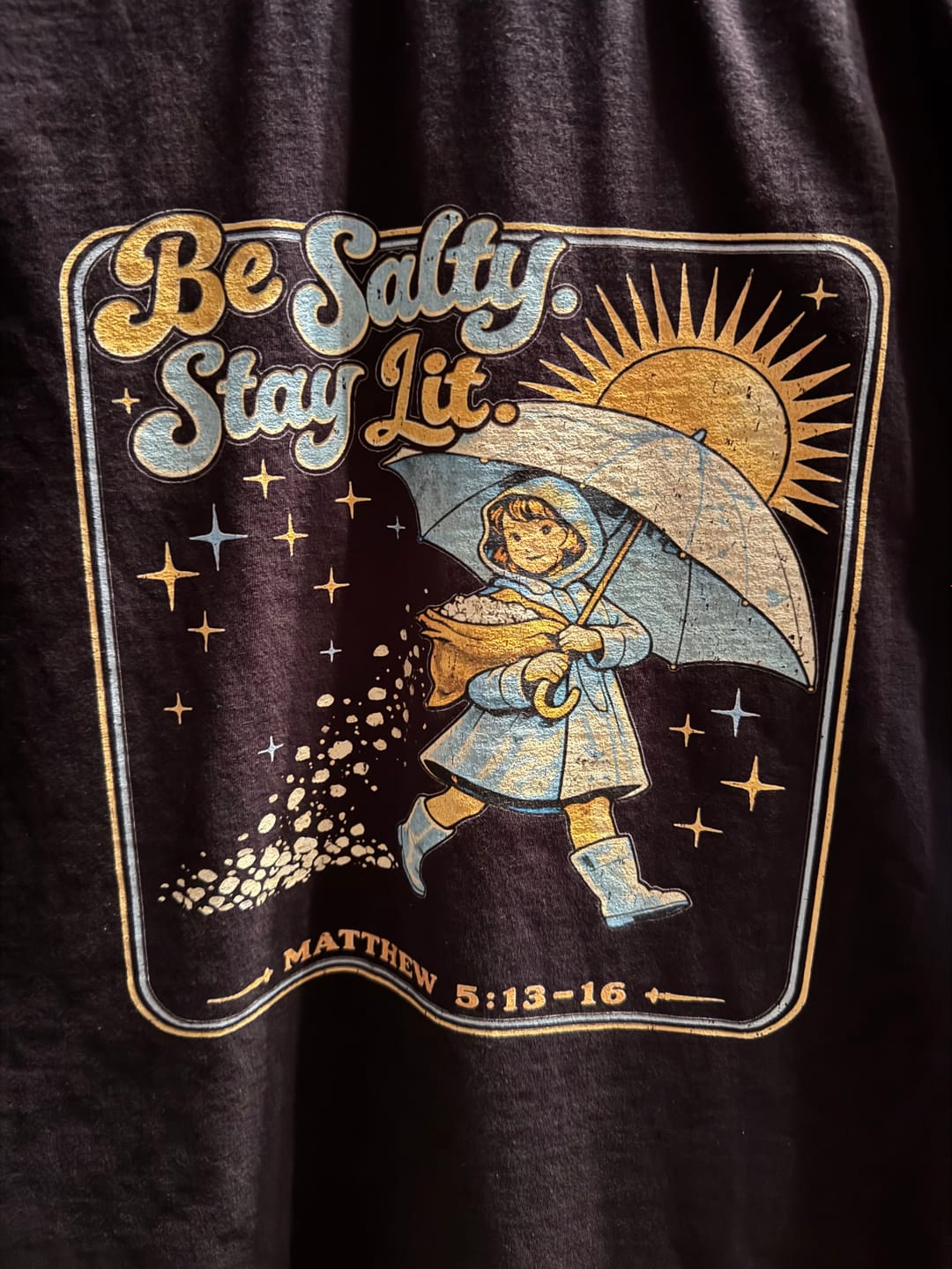 Customer photo review of Salty T-shirt